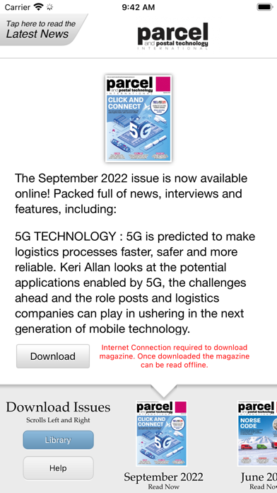Parcel and Postal Technology Screenshot