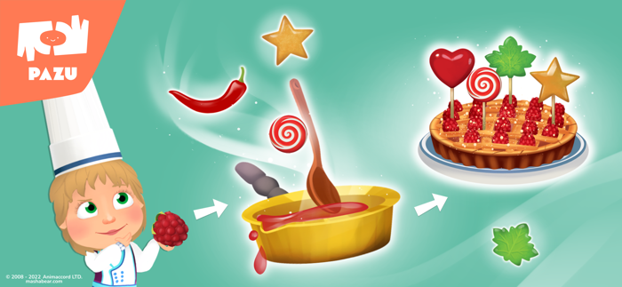 Masha and the Bear Cooking