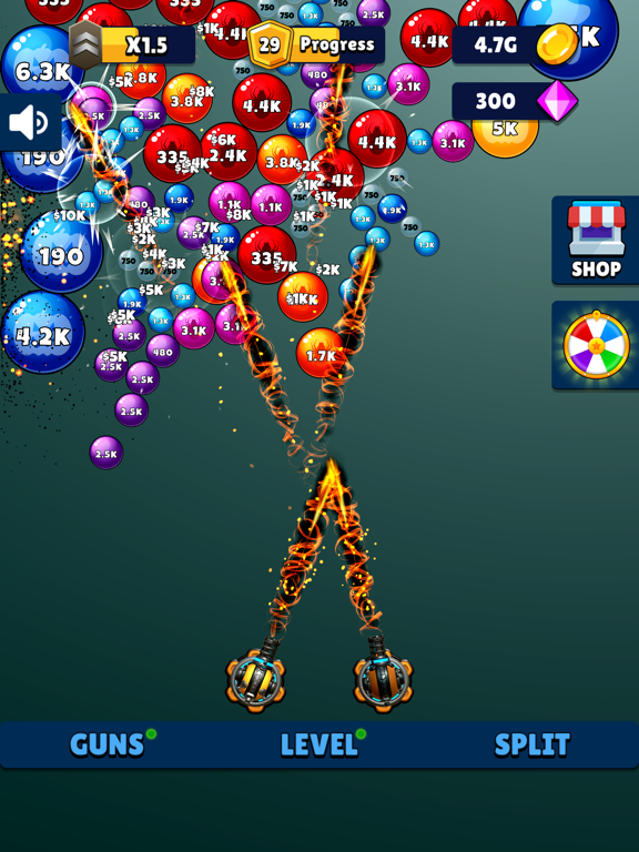 Laser Split: Ball Blaster Game iPad screenshot 3 - Games app