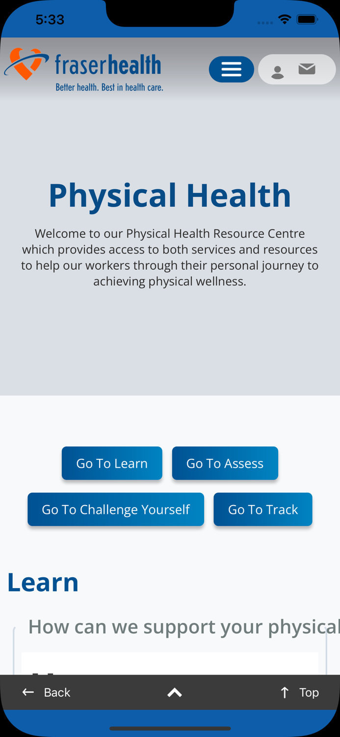 Fraser Health MyHealth