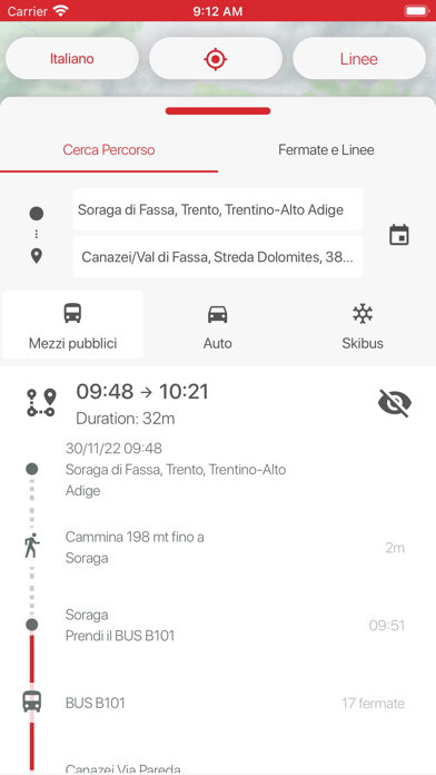 Transport Val di Fassa Screenshot