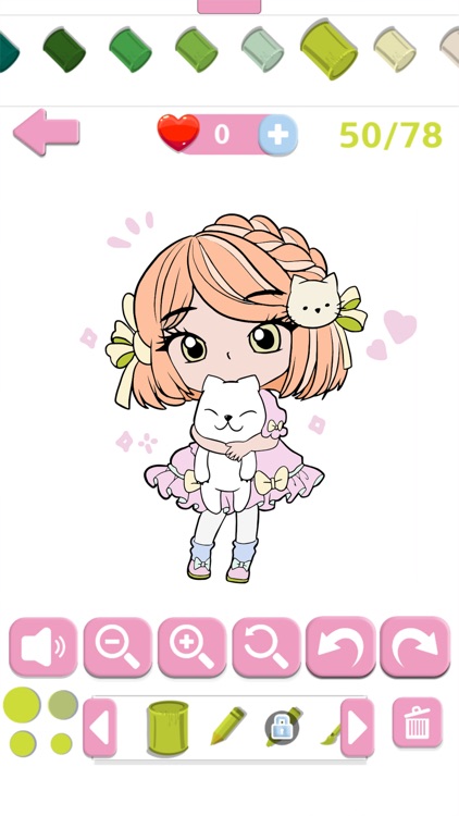 Kawaii coloring: Paint & Color screenshot-3