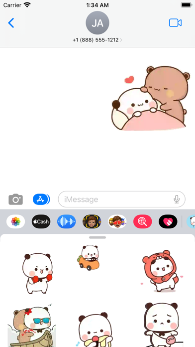 Screenshot 1 of Bubu Dudu Stickers - WASticker App