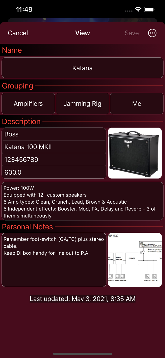 GigBag Gear Checklist Manager