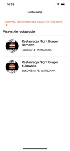 Restauracja Night Burger screenshot #1 for iPhone