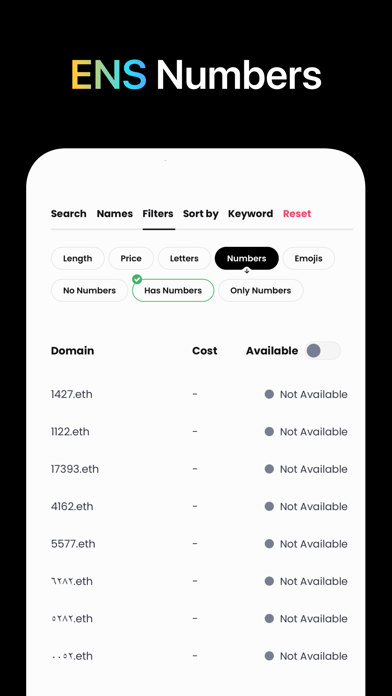 UPYO Domain: Find Web3 Names Screenshot