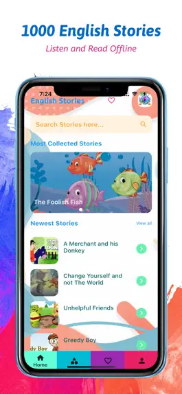 Game screenshot 1000 English Stories Offline mod apk