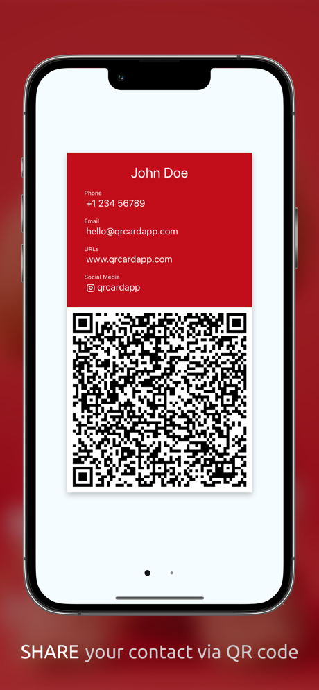 QRcard - digital business card · share contact details