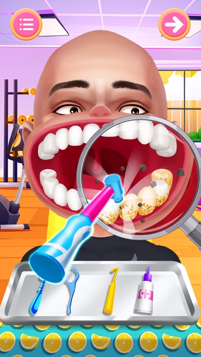 Dentist Bling Dentist Games Screenshot on iOS