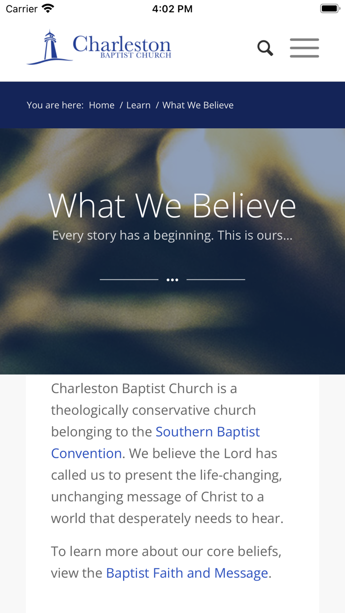 Charleston Baptist Church  SC