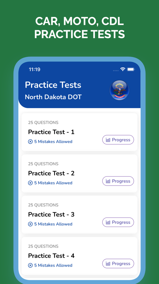 #1. ND DOT Learner's Permit Test (iOS) 由: Nilu Rathod
