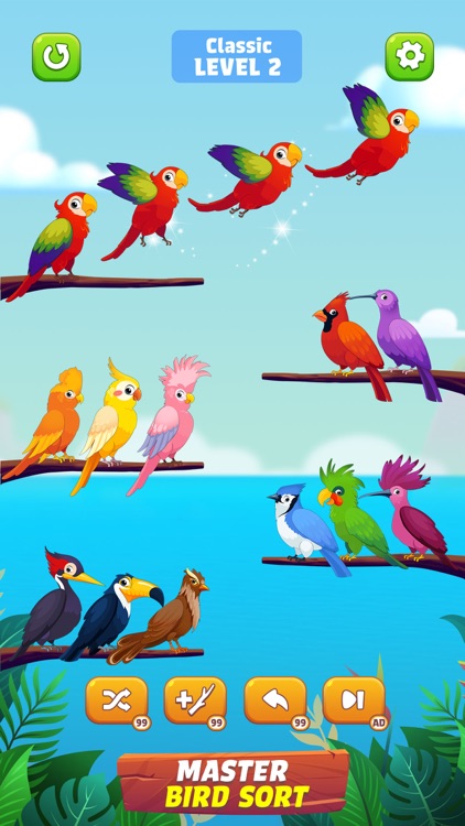 Bird Sort: Color Puzzle Game