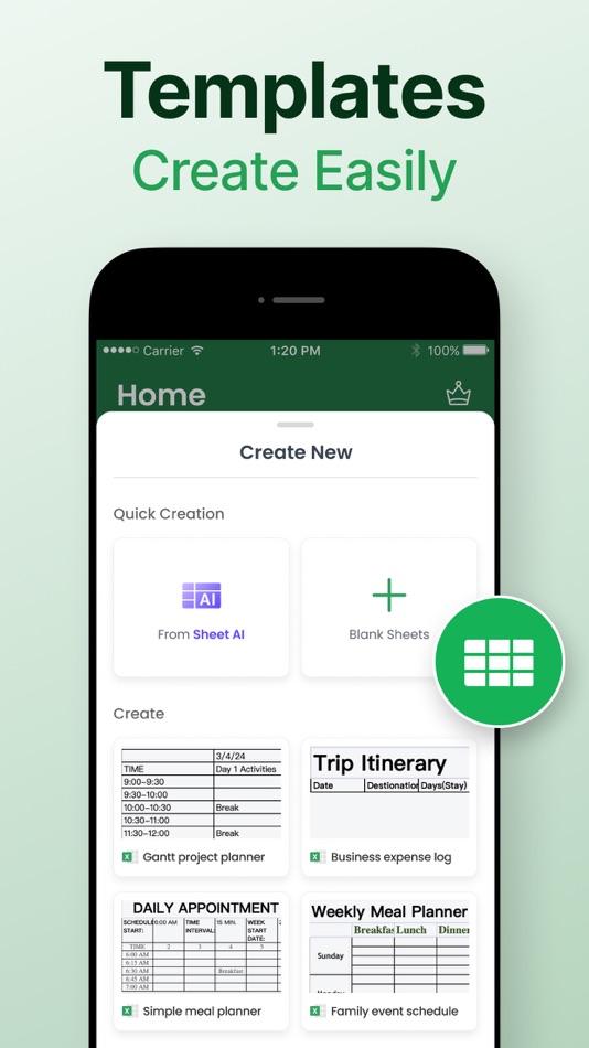 #5. Sheets - Spreadsheet (iOS) 由: CODE HARMONY LIMITED