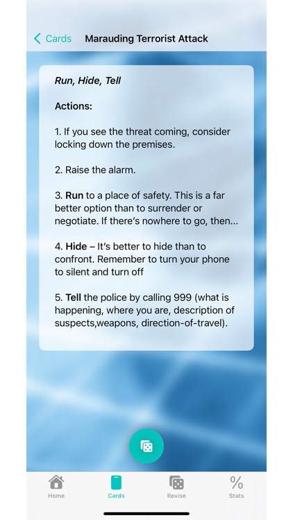 Protect Duty Training Cards