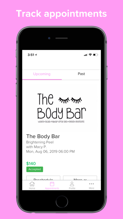 The Body Bar Salon & Spa Screenshot