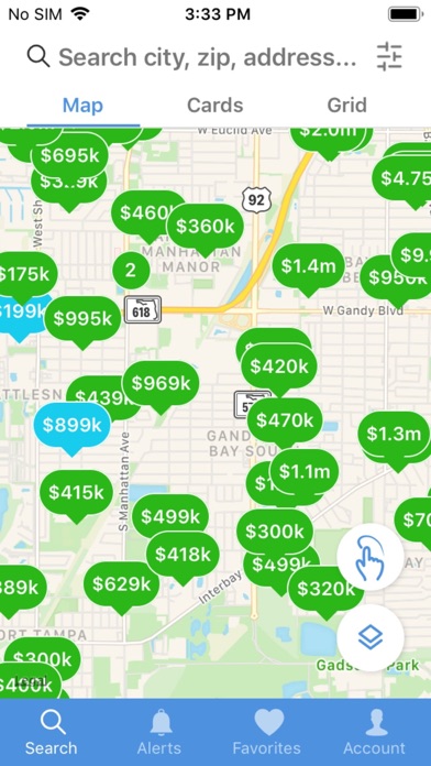 Florida Real Estate Search Screenshot