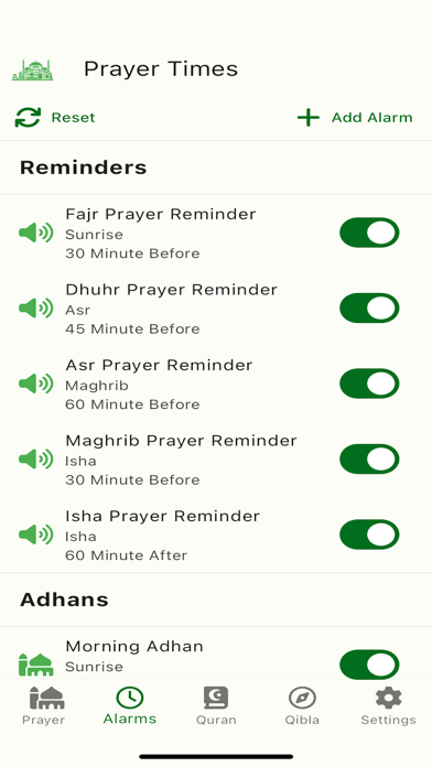 Prayer Times Qibla Quran Screenshot