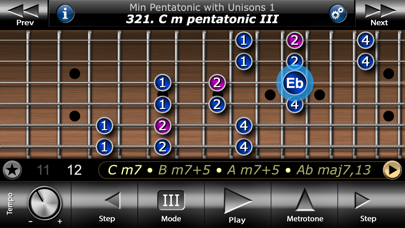 Guitar Modes Symmetry School Screenshot