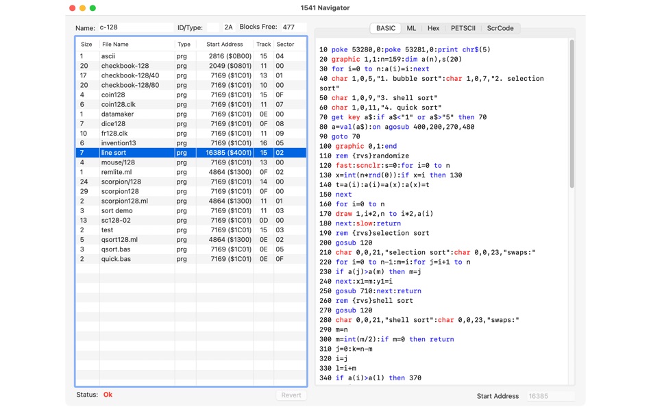 #1. 1541 Navigator (macOS) 由: Kenneth Hart