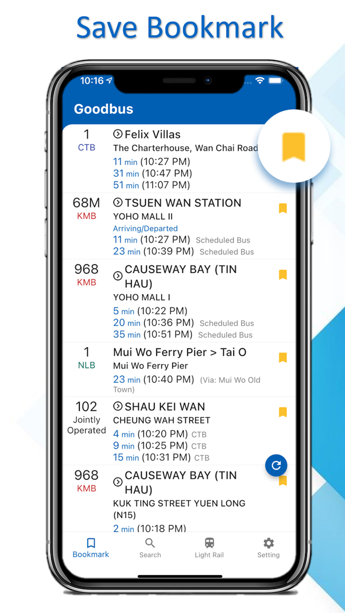 Goodbus - Hong Kong bus ETA