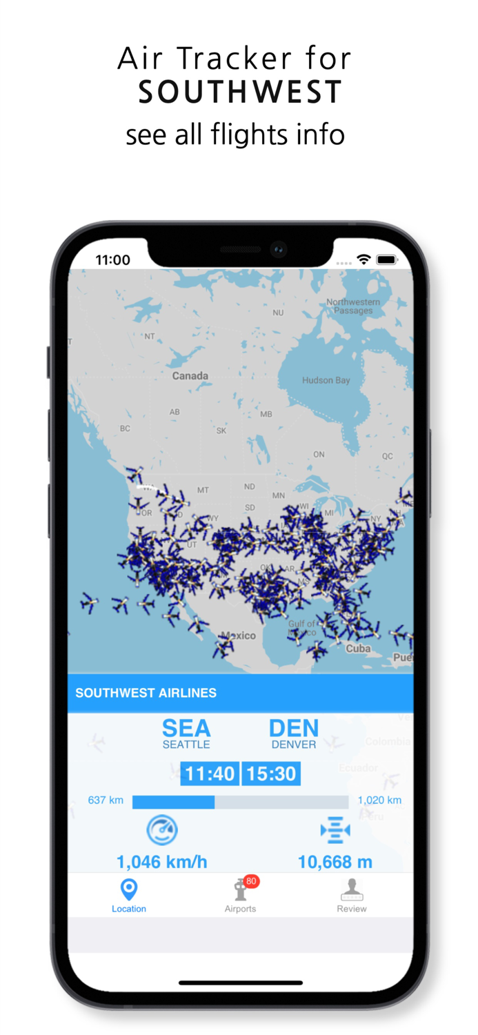 SWA Southwest Flight Radar
