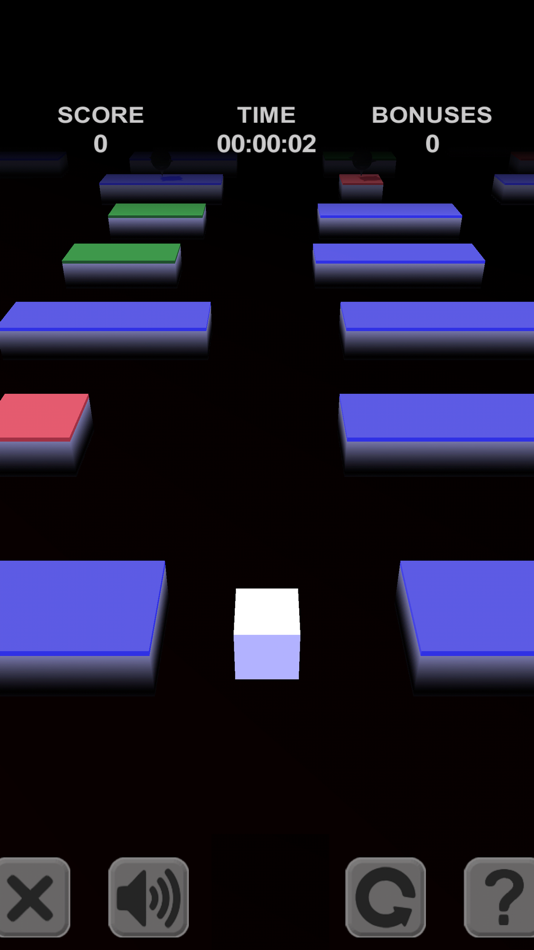 #7. Cube Jump. 3D platforms (iOS) 由: Ruslan Goncharenko