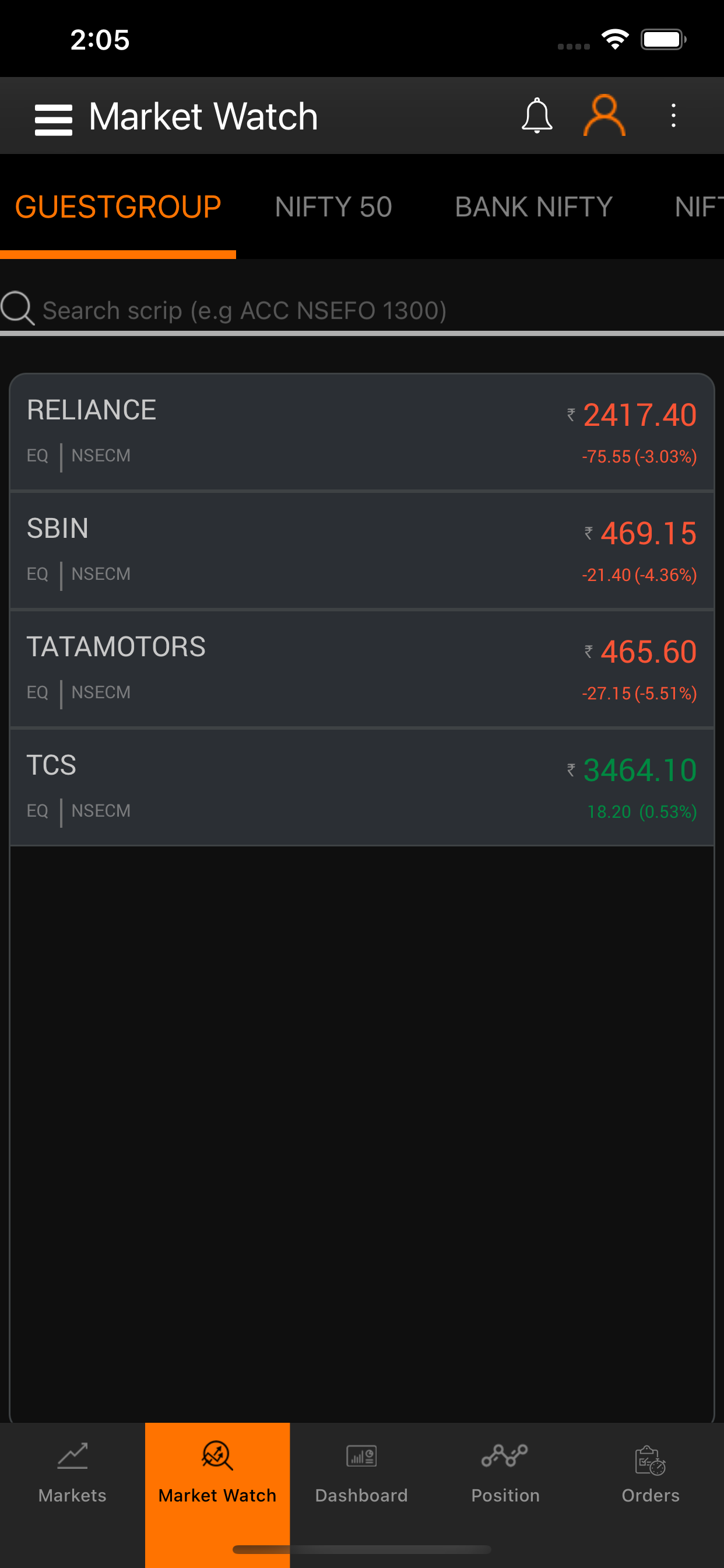 CCAP TRADING