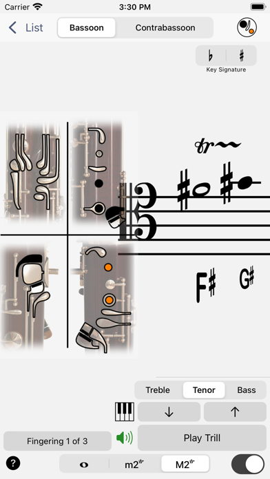 Fingering Woodwinds for iPhone Screenshot