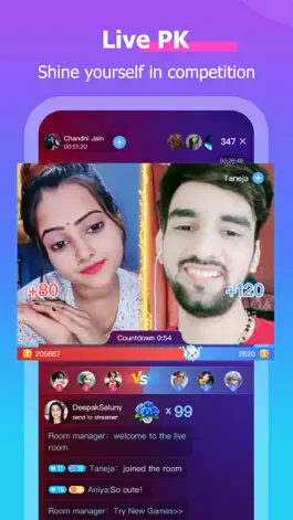 Game screenshot Wink Live- Live Video Chat apk