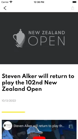 Game screenshot New Zealand Open hack
