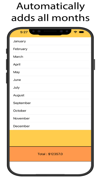 Screenshot #1 pour Monthly Money Tracker