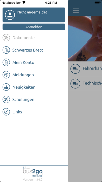 BusGruppe - bus2go Screenshot