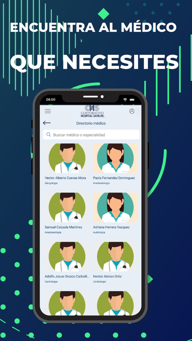 Hospital Satélite Pacientes Screenshot