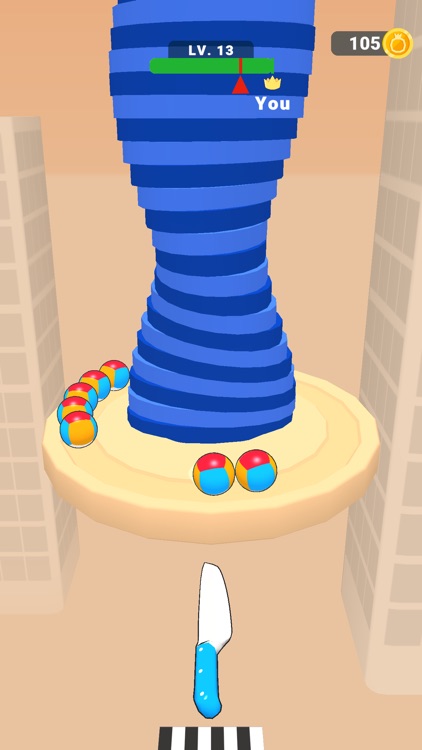 Ball Up: Knife Racing screenshot-3
