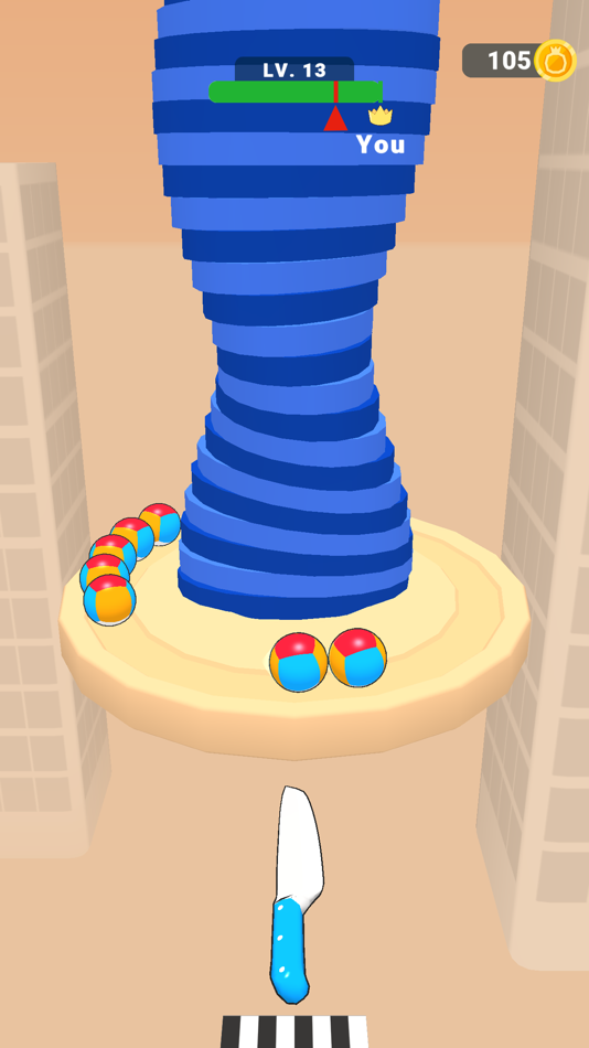 #4. Ball Up: Knife Racing (iOS) By: Voodoo