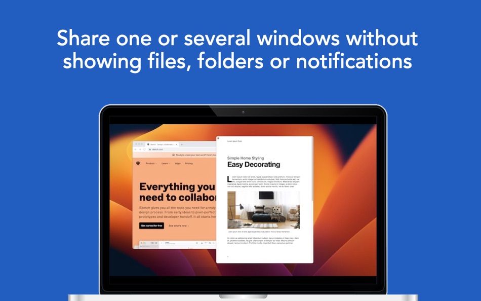 #1. Screegle Clean Screen Sharing (macOS) Podle: AppBlit LLC