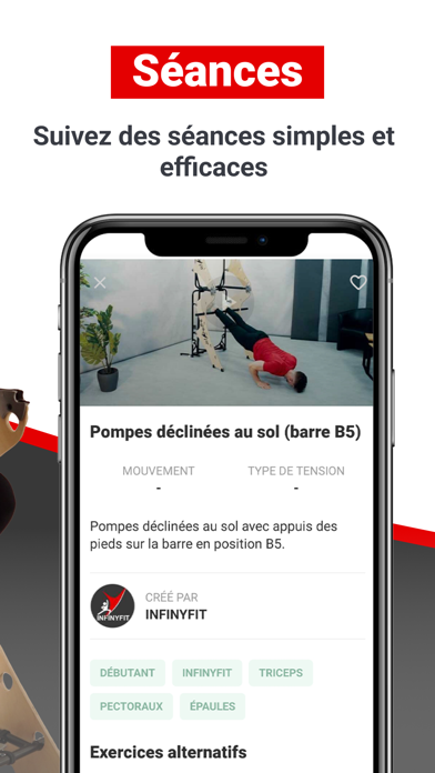 INFINYFIT Home fitness workout Screenshot
