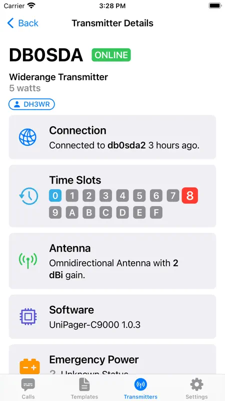 DAPNET screenshot 5 of 6