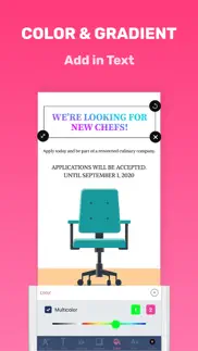 hiring poster & flyer maker iphone screenshot 4