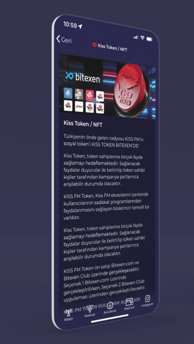 Kiss App Screenshot