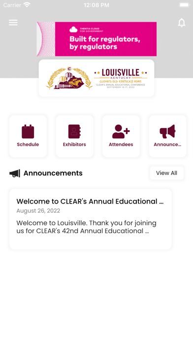 CLEAR Annual Edu Conference Screenshot