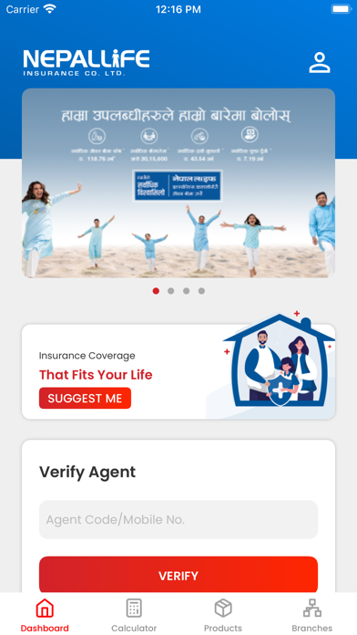 NepalLife Insurance Screenshot
