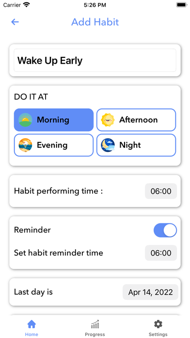 Excel your habit Screenshot