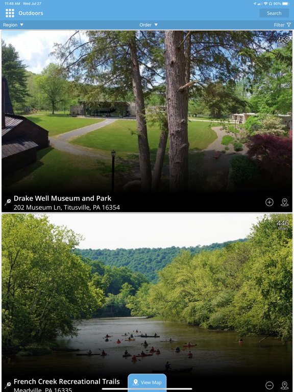 Visit Crawford iPad screenshot 5 - Travel app