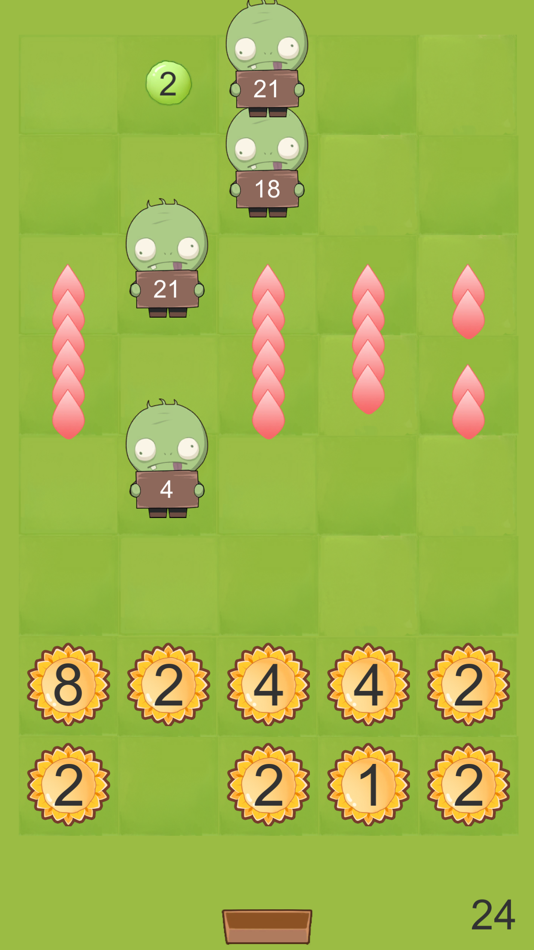 #1. 花花僵尸-魔性解压单机游戏 (iOS) 由: 楷存 陈