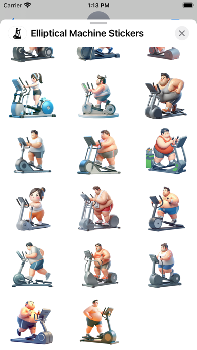 Screenshot #3 pour Elliptical Machine Stickers