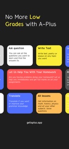 A-Plus: AI Homework Helper screenshot #2 for iPhone
