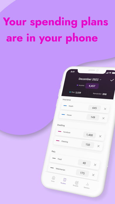 SMONEY - planning and costing Screenshot