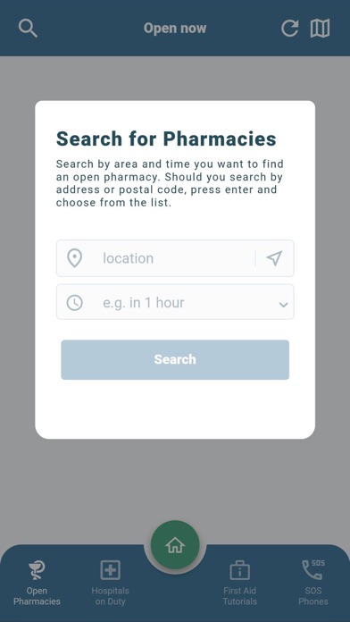 XrySOS Pharmacies - Hospitals Screenshot