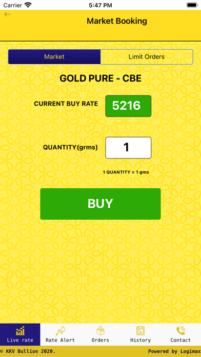 KKV Bullion Screenshot